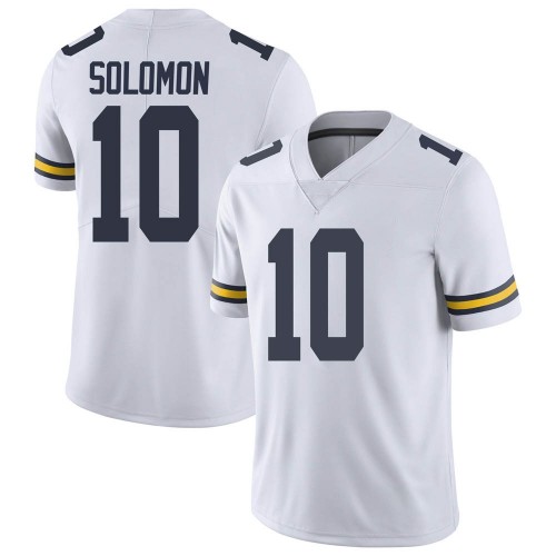 Anthony Solomon Michigan Wolverines Youth NCAA #10 White Limited Brand Jordan College Stitched Football Jersey AVC8754BH